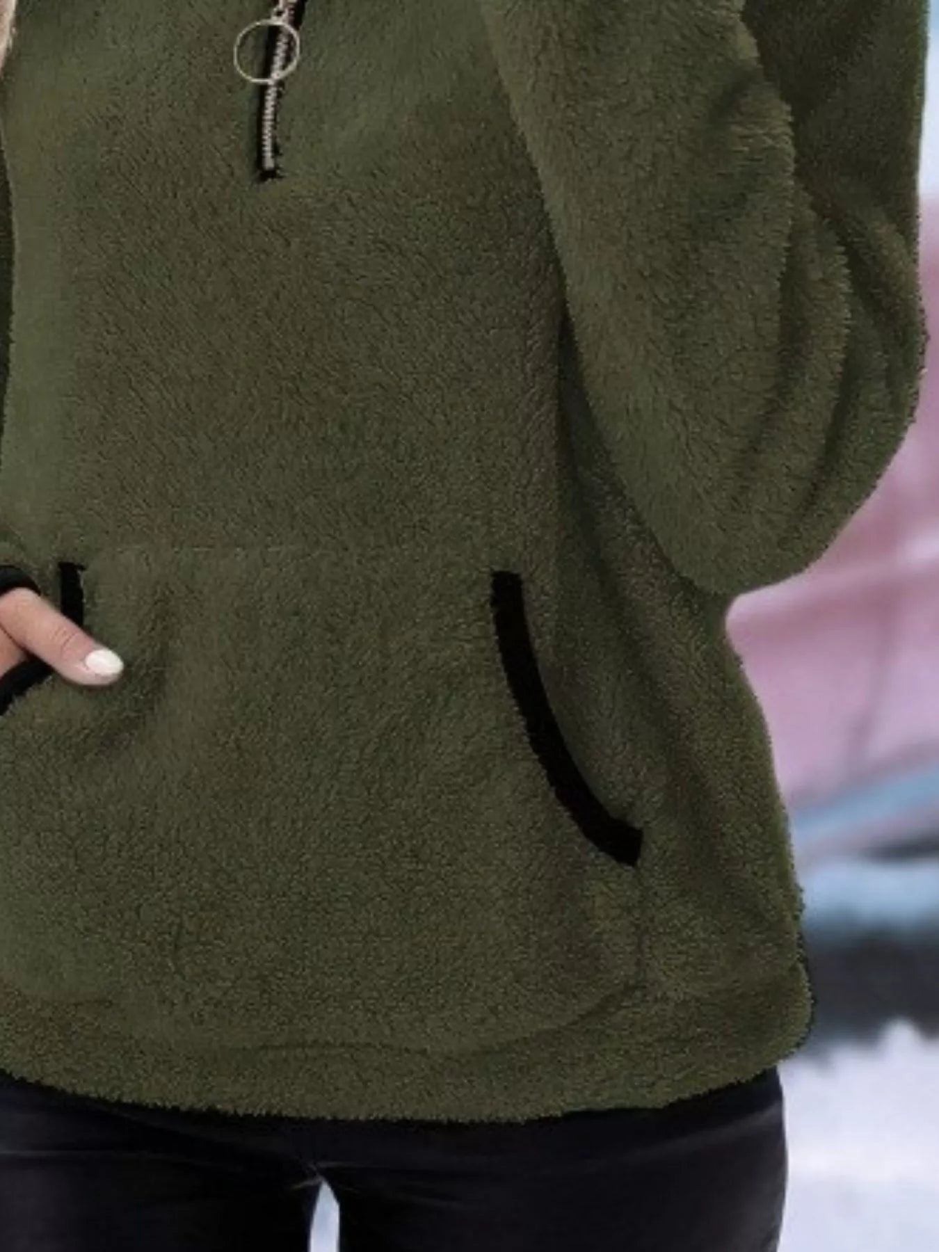 Helen | Women's Half-Zip Fleece Pullover Sweater - Image 26