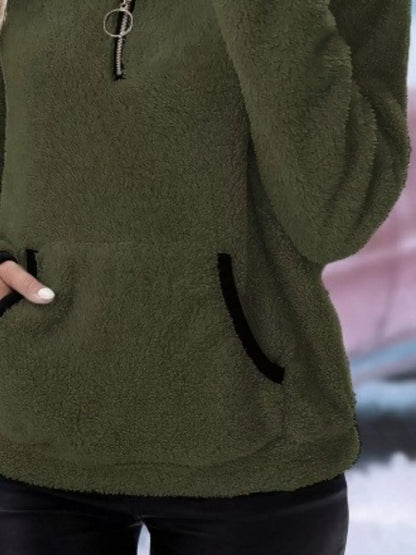 Helen | Women's Half-Zip Fleece Pullover Sweater - Image 26
