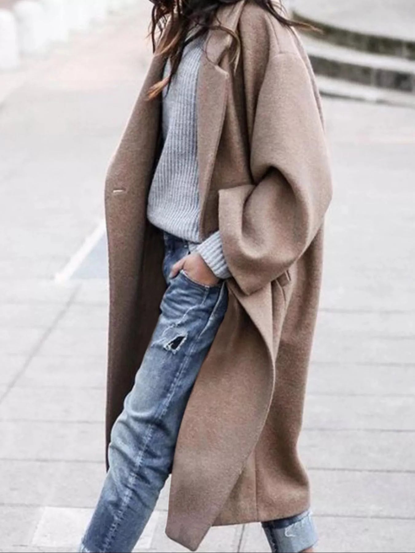 Charlotte | Women's Oversized Long Coat - Image 1