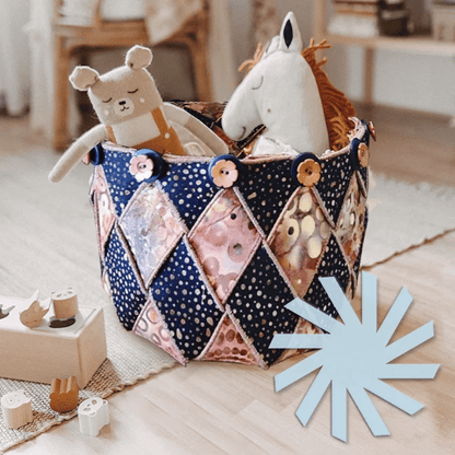 Eco-Friendly Woven Storage Basket Template