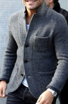 Edward | Men's Button-Down Casual Jacket - Image 1