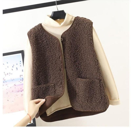 Tammy | Women's Button Front Casual Vest - Image 1