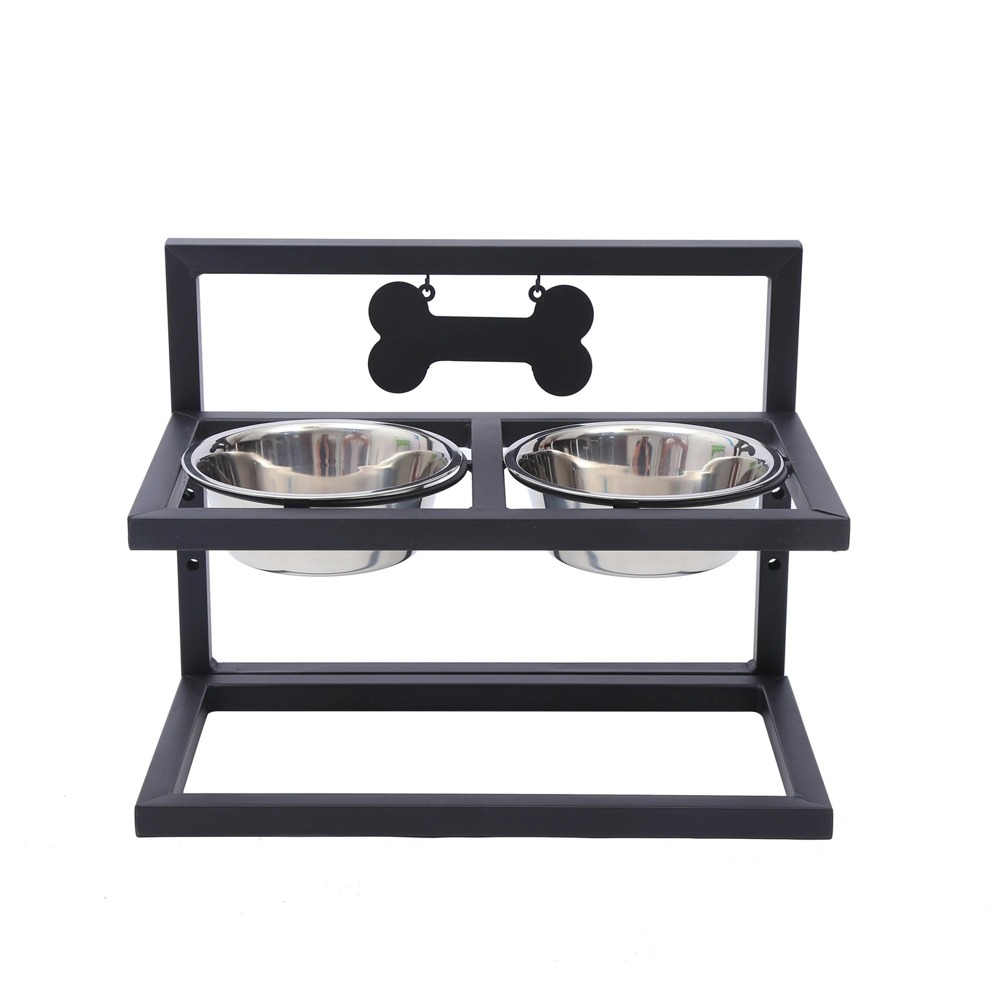 Elevated Dog Feeder with 2 Bowls