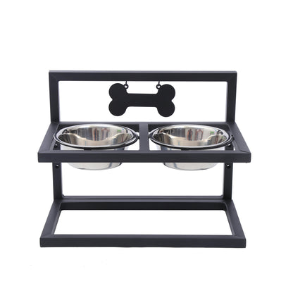 Elevated Dog Feeder with 2 Bowls