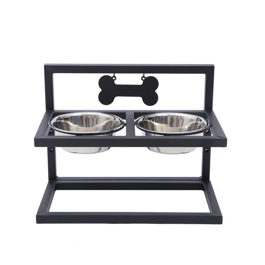 Elevated Dog Feeding Station - Stylish & Functional
