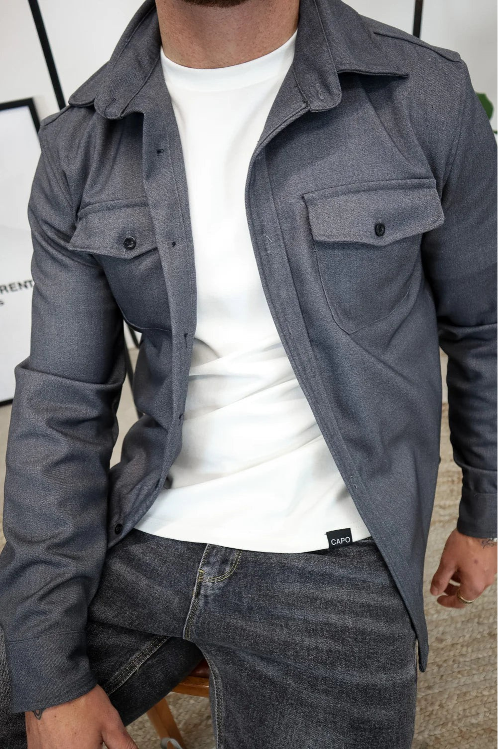 Elijah | Stylish Casual Overshirt - Image 1