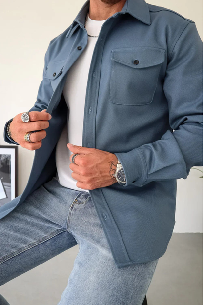 Elijah | Stylish Casual Overshirt - Image 3