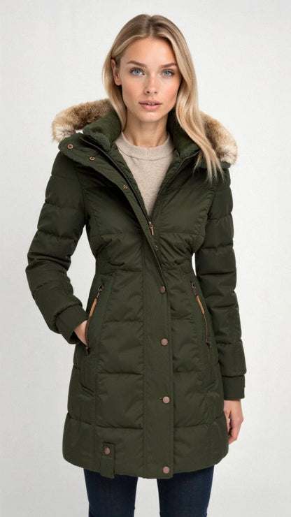 Elna | Women's Lined Padded Hooded Jacket
