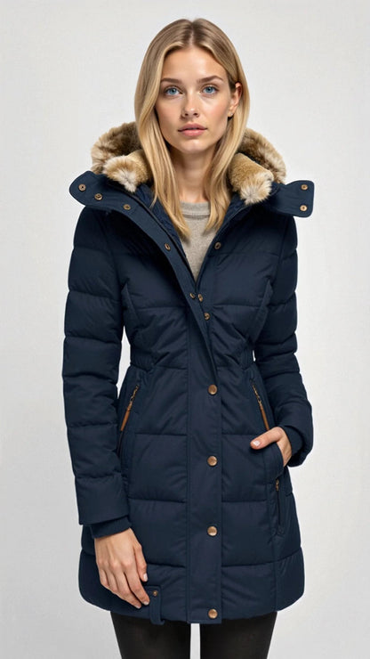 Elna | Women's Lined Padded Hooded Jacket