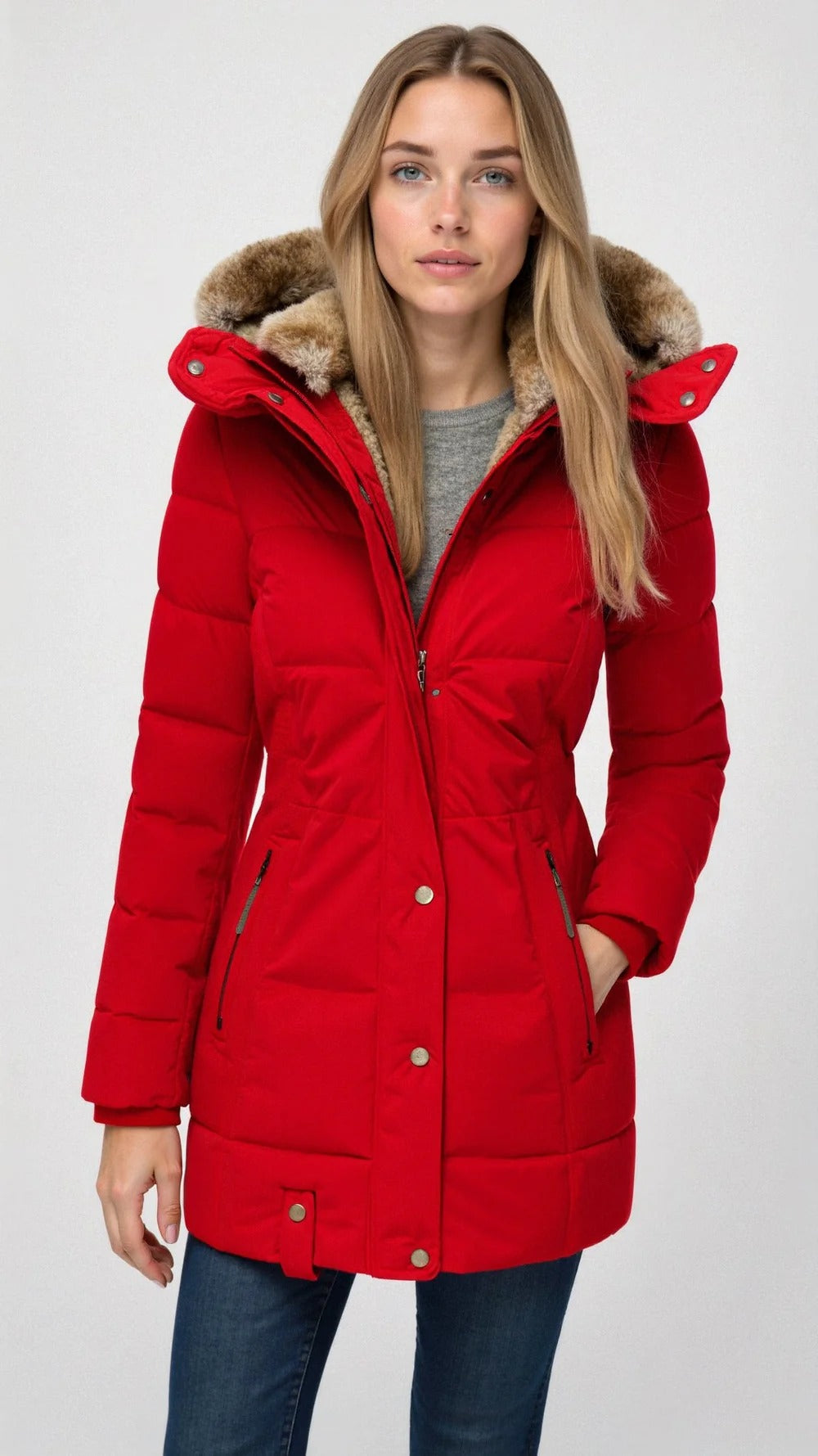 Elna | Women's Lined Padded Hooded Jacket