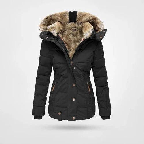 Elna | Women's Lined Padded Hooded Jacket