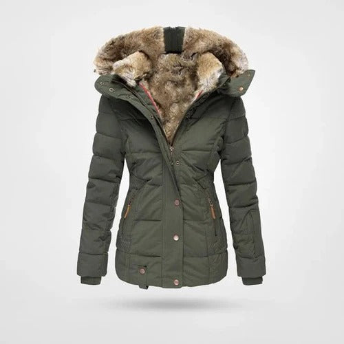 Elna | Women's Lined Padded Hooded Jacket