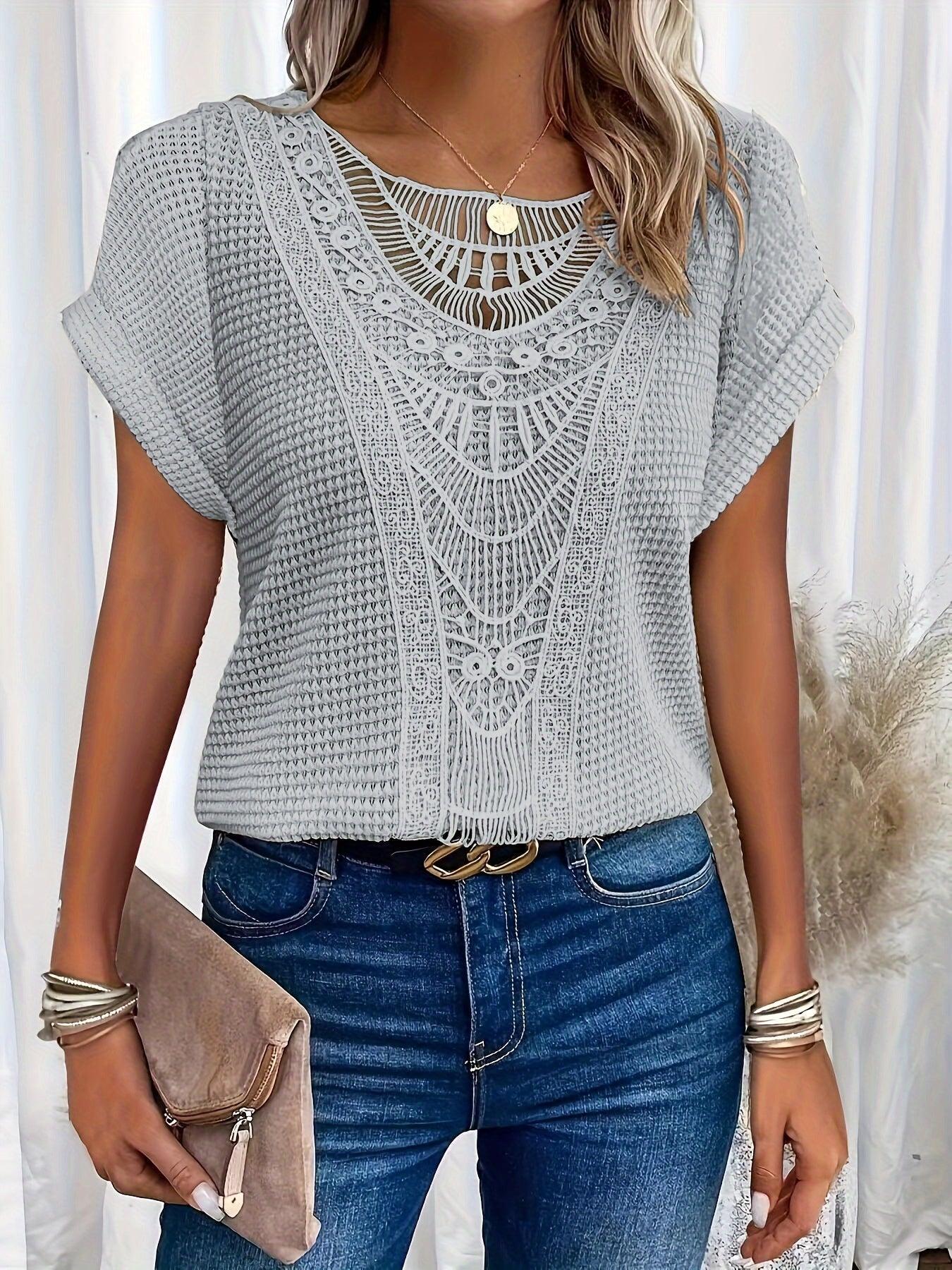 Rachel | Beautifully Detailed Knitted Top - Image 6