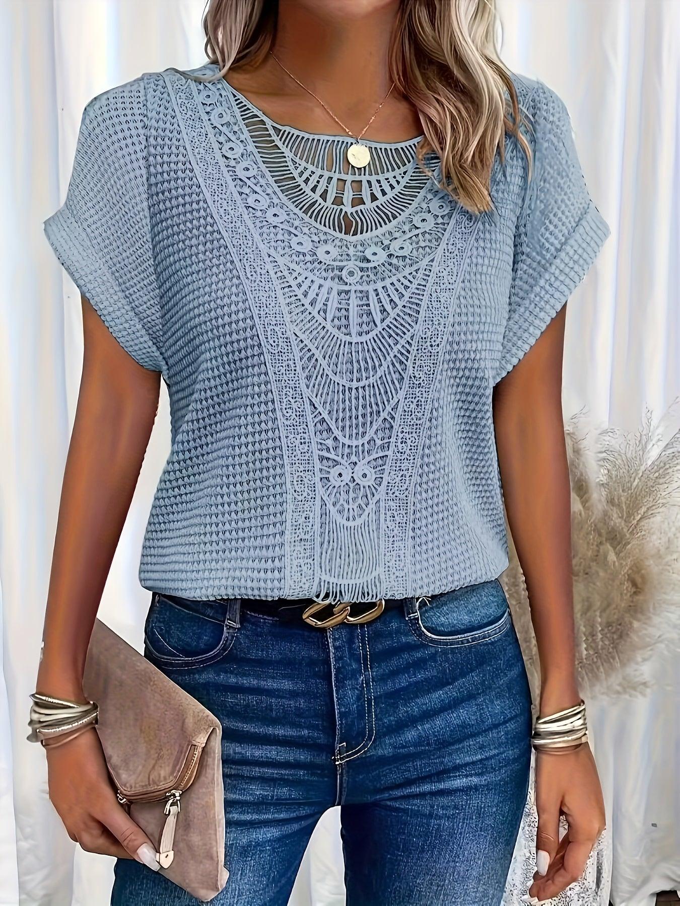Rachel | Beautifully Detailed Knitted Top - Image 4