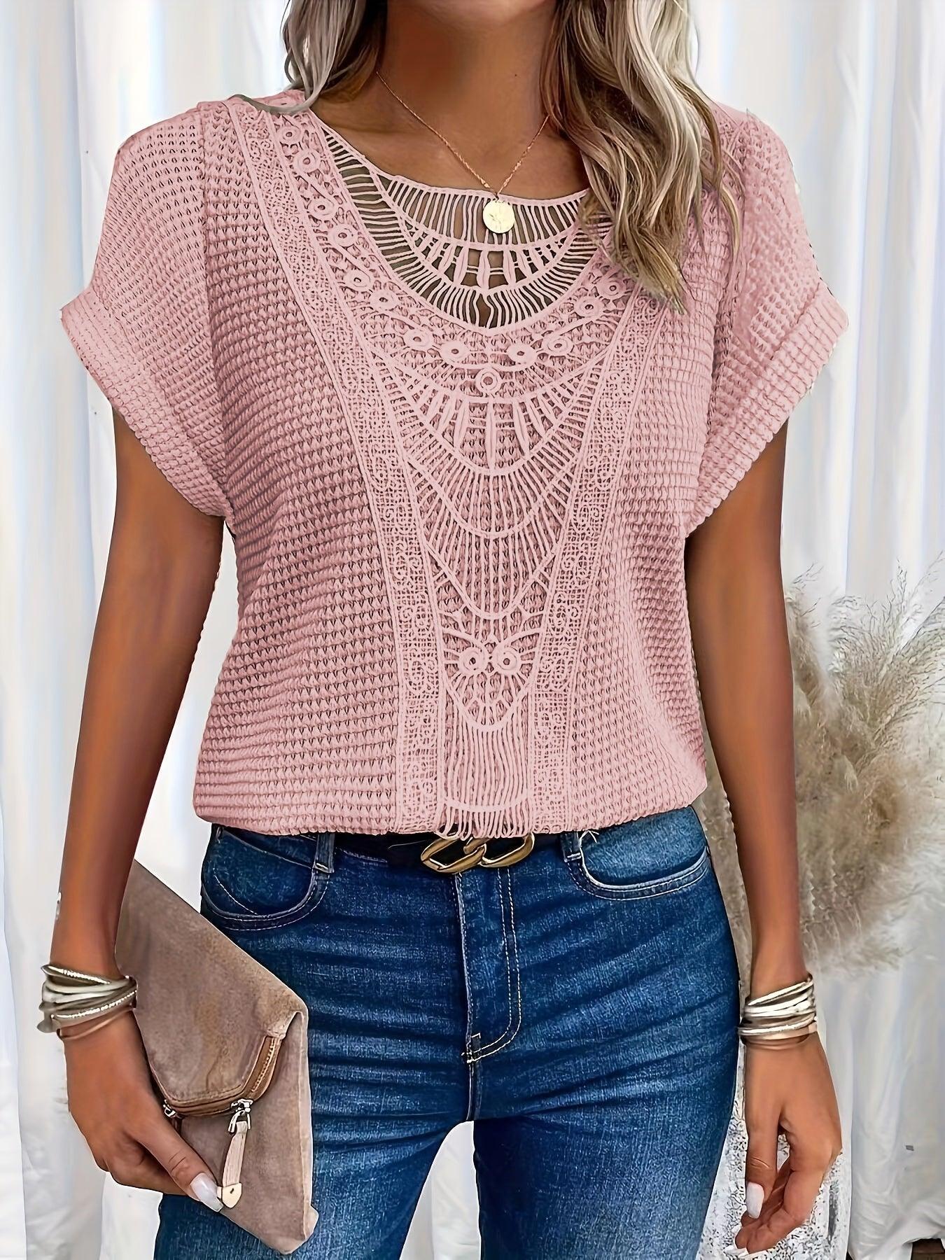 Rachel | Beautifully Detailed Knitted Top - Image 5