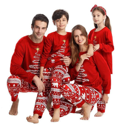 Family Red Christmas Pajama Set | Long Sleeve