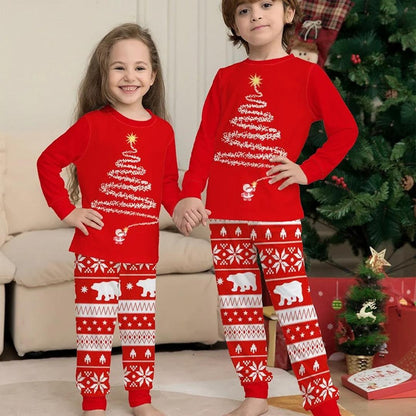 Family Red Christmas Pajama Set | Long Sleeve