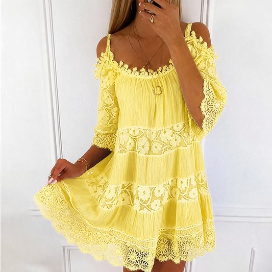 Femke | Summer Dress with Cold-Shoulder Design for Women - Image 1