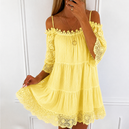 Femke | Summer Dress with Cold-Shoulder Design for Women - Image 1