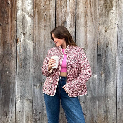 Floral Print Jacket