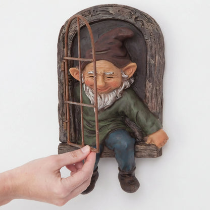 Funny Garden Ornament with Window Motif