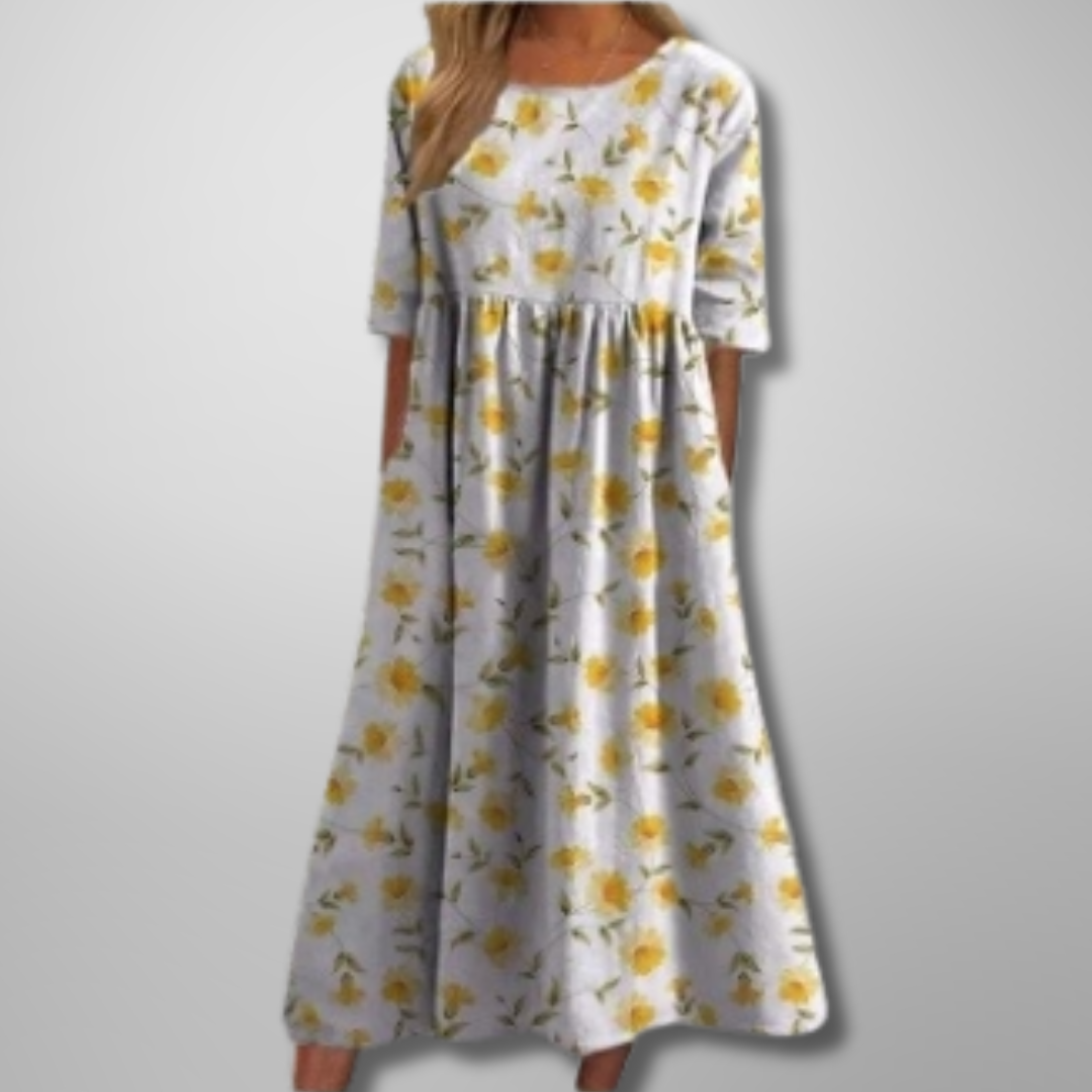 Image of Gale | Women's Floral Empire Waist Maxi Dress