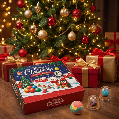 Gemstone Dig Advent Calendar for Kids, 24 Days of Treasure Hunting