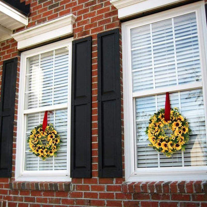 Gold Artificial Sunflower Wreath