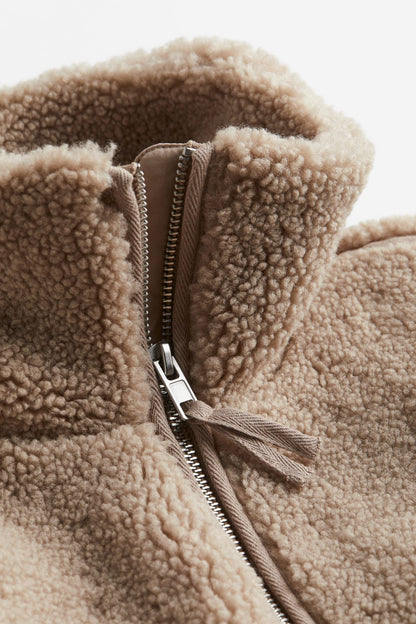 Paige | Women's Relaxed Fit Teddy Zip-Up Jacket - Image 5
