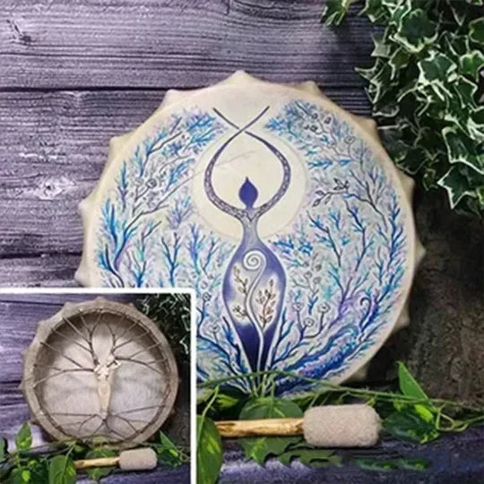 Handcrafted 'Tree of Life' Shamanic Drum
