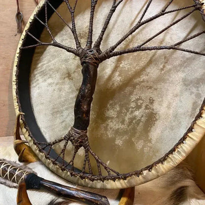 Handcrafted 'Tree of Life' Shamanic Drum