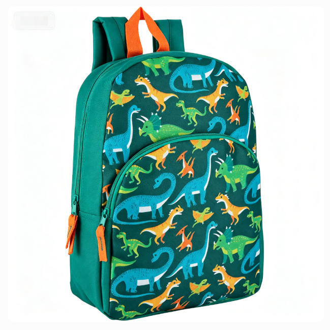 Heart Print School Backpack