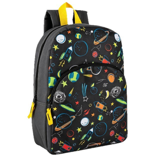 Heart Print School Backpack