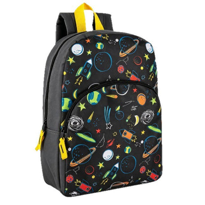 Heart Print School Backpack