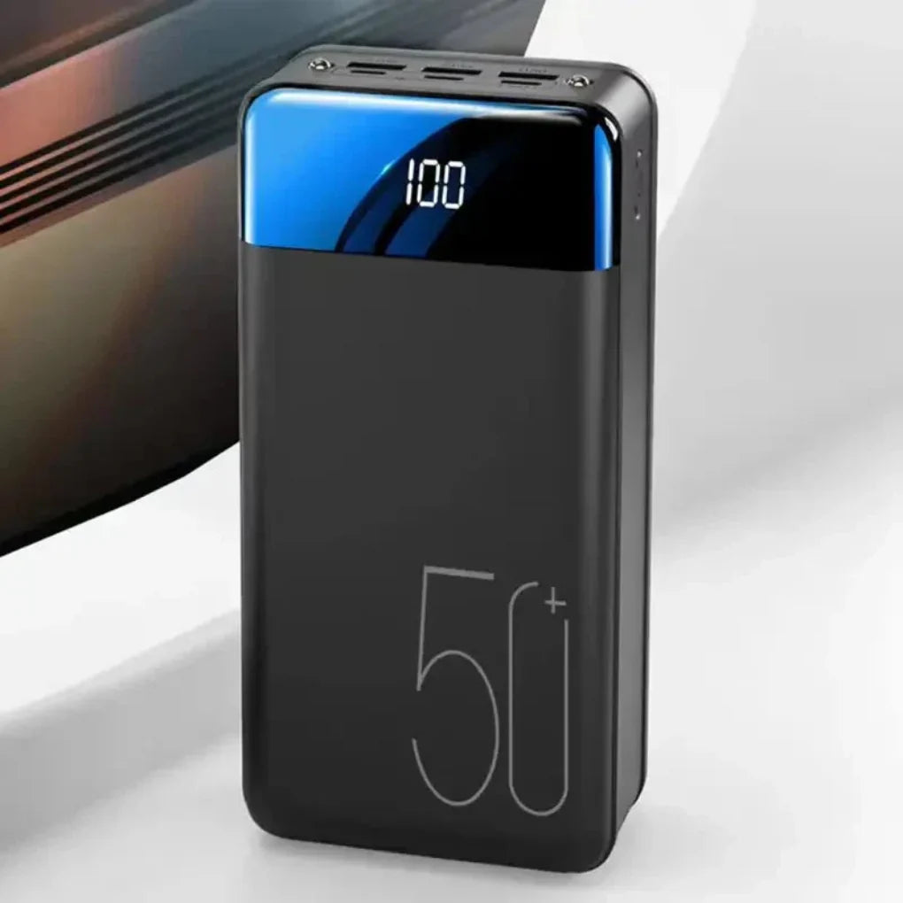 High-Capacity 50,000mAh Power Bank with Digital Display
