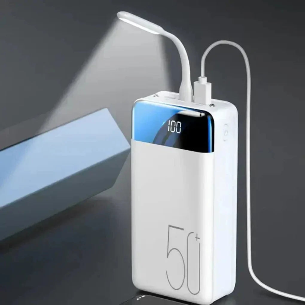 High-Capacity 50,000mAh Power Bank with Digital Display