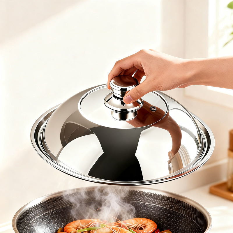 High Dome 304 Stainless Steel Pot Lid