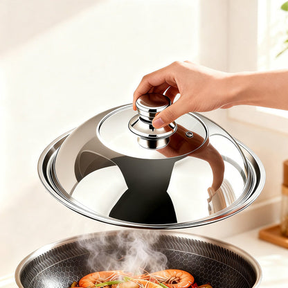 High Dome 304 Stainless Steel Pot Lid