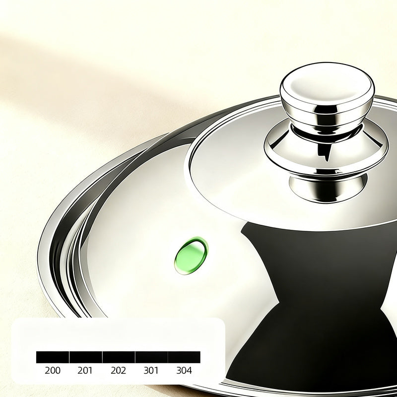 High Dome 304 Stainless Steel Pot Lid