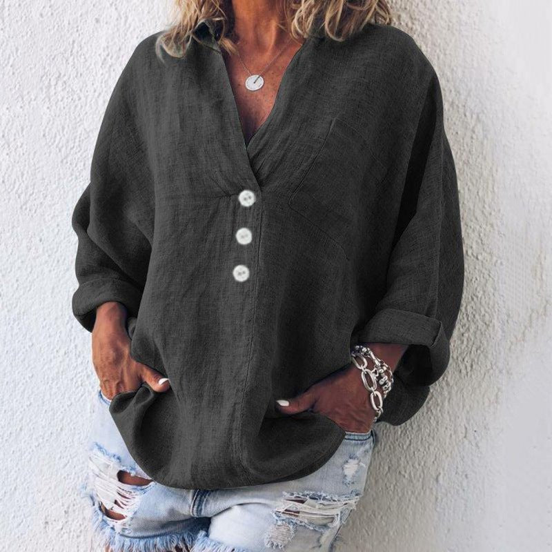 Image of Holly | Women's Oversized Button Down Blouse