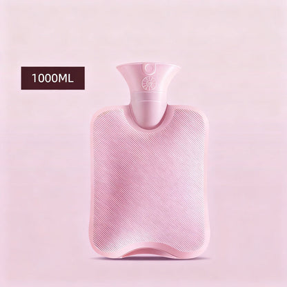 Hot Water Bottle with Optional Plush Cover, 500–2000 ml