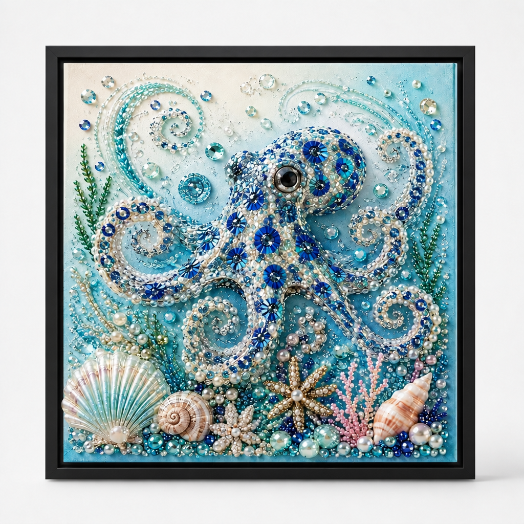Jellyfish 3D Pearl Mosaic Art Kit