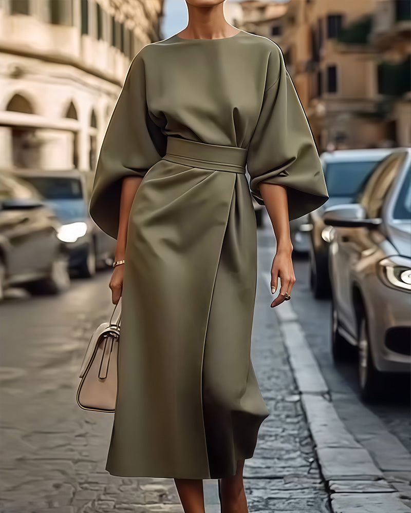 Johanne | Women's Wrap Midi Dress