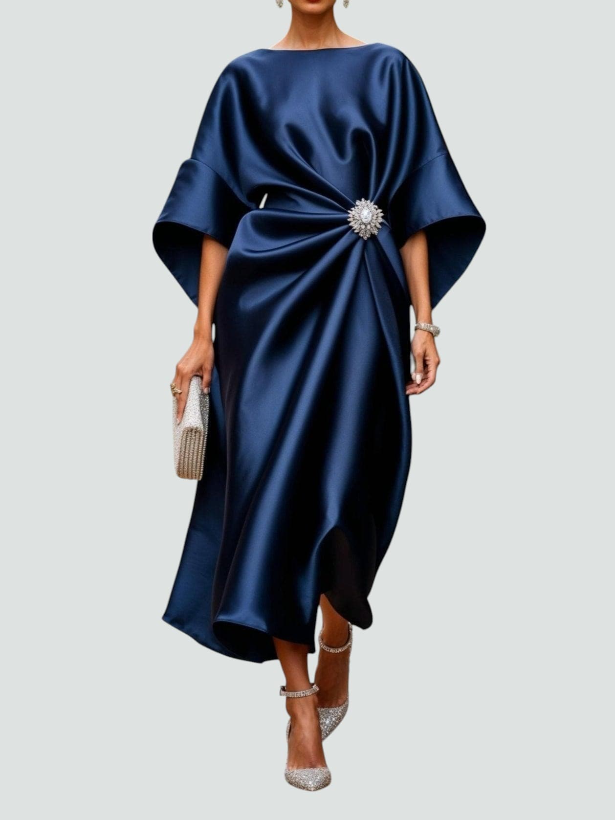 Image of Kay | Women's Wrap Midi Dress