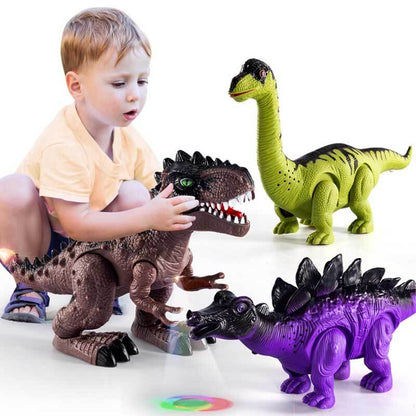 Kids' Electronic Walking Dinosaur Toy with Lights & Sounds