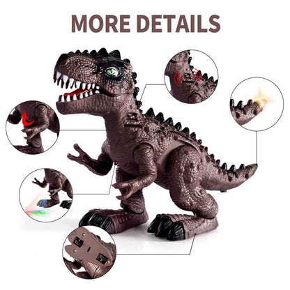 Kids' Electronic Walking Dinosaur Toy with Lights & Sounds