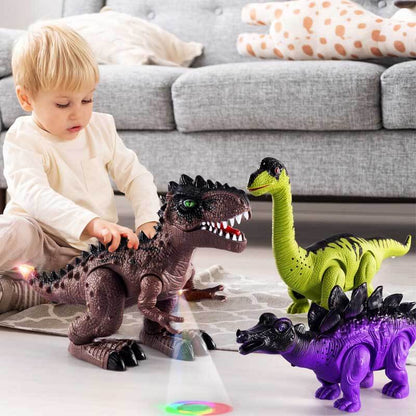 Kids' Electronic Walking Dinosaur Toy with Lights & Sounds