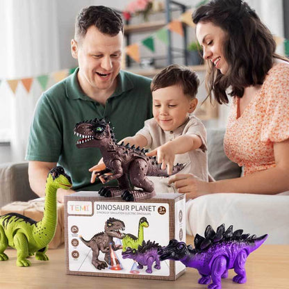 Kids' Electronic Walking Dinosaur Toy with Lights & Sounds