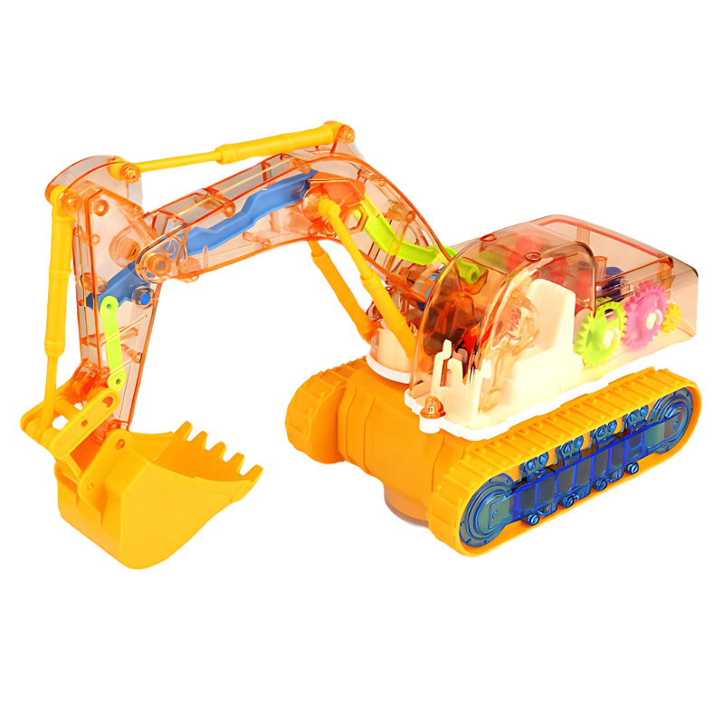 Kids' Musical Light-Up Excavator Toy