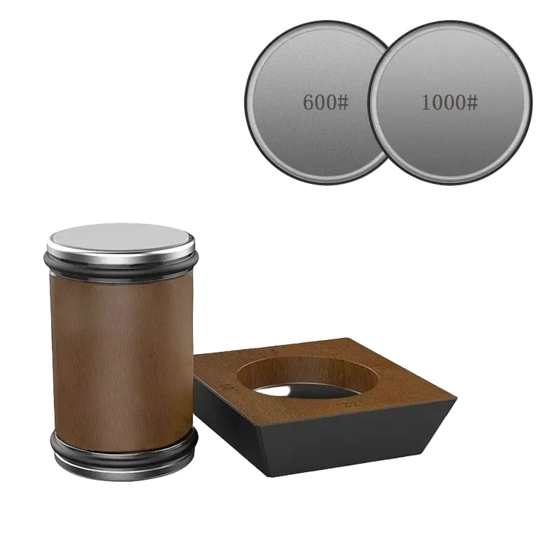 Knife Sharpener Set with Rolling Diamond Sharpener for Kitchen and Hunting